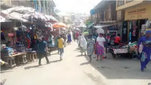  ?? What remained of the main road that leads to the market main entrances ??