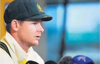  ?? Picture: Gallo Images ?? UNDER FIRE. Steven Smith of Australia has been widely criticised for his role in Saturday’s ball-tampering scandal during the third Test match against South Africa at Newlands.