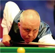  ??  ?? PERFECT Higgins on the way to his 12th 147 break