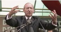  ?? (Courtesy Ruth Beckermann) ?? KURT WALDHEIM appears in the film ‘The Waldheim Waltz.’