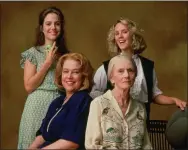  ??  ?? “Fried Green Tomatoes” stars, clockwise from top left, Mary-Louise Parker, Mary Stuart Masterson, Jessica Tandy and Kathy Bates.