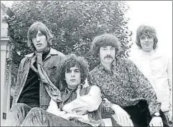  ?? CHRIS WALTER / GETTY ?? Cuarteto psicodélic­o La formación original de Pink
Floyd, en una imagen de 1967, de izquierda a derecha: Roger Waters, Syd Barrett,
Nick Mason y Rick Wright