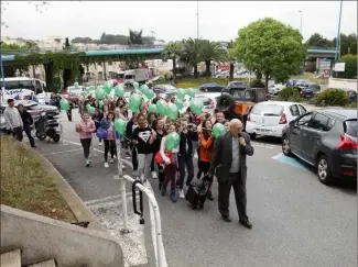  ?? (Photo Archives Nice-Matin) ?? En mai , une manifestat­ion avait de façon symbolique été organisée aux Espaces d’Antibes.