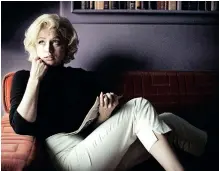  ?? Blonde. ?? ANA de Armas as Marilyn Monroe in a scene from