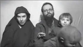  ?? YOUTUBE/TNS FILE PHOTOGRAPH ?? Caitlan Coleman, Joshua Boyle and their children as seen in this video released by the Taliban in 2016.