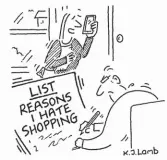  ?? ?? ‘We’re going shopping – Colin’s just making a list’