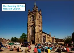  ??  ?? The stunning St Peter Mancroft Church.