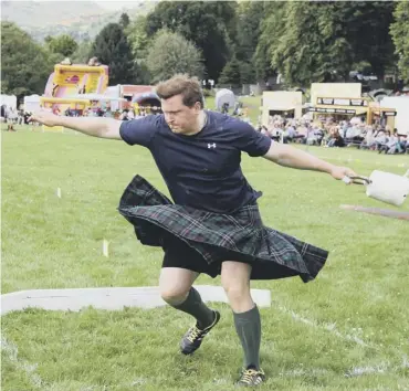  ??  ?? 0 Highland Games events are normally worth £25 million to the Scottish economy