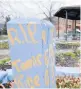  ?? TONY DEJAK/AP ?? In this 2015 photo,“R.I.P. Tamir Rice”is written on a post near a makeshift memorial where the boy was fatally shot, outside the Cudell Recreation Center in Cleveland.