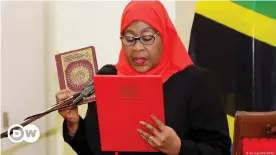 ??  ?? Samia Suluhu Hassan, who was born in semi-autonomous Zanzibar, is Tanzania's first female president