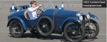  ?? Photos:Paul and Ben Lawrence ?? VSCC runners have tried green fuel