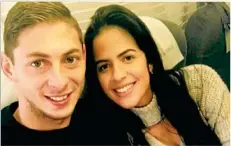  ??  ?? Emiliano Sala y Luiza, durante una de sus convivenci­as.