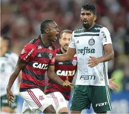  ??  ?? Marlos Moreno quebra jejum de 77 jogos e festeja gol pelo Flamengo