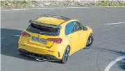  ??  ?? The soon-to-be-launched bigger brother of the Mercedes-AMG A35 (above) will reportedly make as much as 310kW.