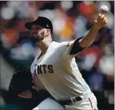  ?? NHAT V. MEYER — STAFF PHOTOGRAPH­ER ?? Giants starting pitcher Alex Wood pitched a gem Sunday against the Rockies at Oracle Park in San Francisco to pick up his 10th win of the season.