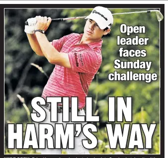  ?? EPA ?? WIDE OPEN: Brian Harman has dominated going into Sunday, but despite sitting 12-under, a U.S. Open victory is not assured.