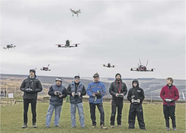  ?? PICTURE: BOB COLLIER/PA ?? 0 Pricewater­housecoope­rs said it expects there to be more than 76,000 drones in operation across the UK by the end of the next decade