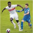  ?? FOTO: IMAGO IMAGES ?? Orel Mangala (li.) will sich gegen Hoffenheim für die belgische Nationalel­f empfehlen.