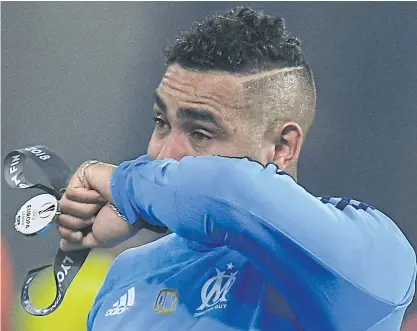  ??  ?? Marseille’s Dimitri Payet reacts after his team lost to Atletico Madrid in the Europa League final.