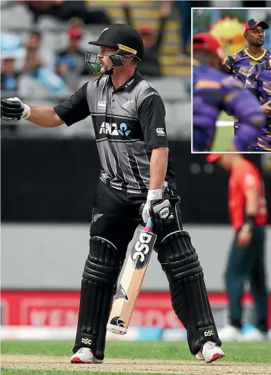  ?? GETTY IMAGES ?? Regular Black Caps opening partners Martin Guptill and Colin Munro are chasing IPL returns after they were released by their franchises.