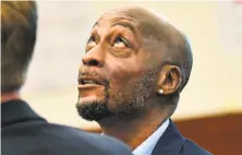  ?? Josh Edelson / Associated Press ?? A San Francisco jury ordered Monsanto to pay $289 million to Dewayne “Lee” Johnson, a groundskee­per dying of cancer.