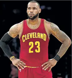  ?? HARRY HOW/GETTY IMAGES ?? LeBron James might have been a freakishly durable freight train in any era, but the fact that he sits more often now cannot have hurt.