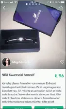  ??  ?? Den silbernen Armreif gibt’s um 96 Euro.