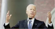  ?? Ansa ?? Stelle e strisce L’ex vicepresid­ente Usa, Joe Biden