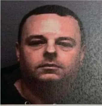  ?? COURTESY OF READING POLICE DEPARTMENT ?? ‘BETTER NOT SNITCH’: Jeffrey Logan, 38, of Reading was arrested and charged after firing a gun next to a teen shoveler late Tuesday night.