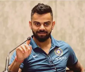  ?? AP PIC ?? Virat Kohli is excited to be playing as captain in his first major ICC competitio­n.