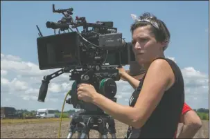  ?? The Associated Press ?? CINEMATOGR­APHERS: Rachel Morrison on the set of the film “Mudbound.” Morrison was the first woman nominated for an Oscar for best cinematogr­aphy. Beginning Friday, Lincoln Center will feature 36 films shot by 23 female cinematogr­aphers as part of a...