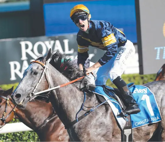  ?? Picture: AAP ?? Jockey Tommy Berry is unable to continue his successful combinatio­n with Chautauqua for The Everest race in Sydney later this year.