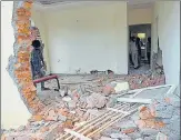  ?? SOURCED ?? The authority on Saturday demolished five unauthoris­ed flats in Assotech Windsor Court, a housing society in Sector 78.