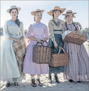  ??  ?? Emma Watson, Florence Pugh, Saoirse Ronan and Eliza Scanlen in Little Women