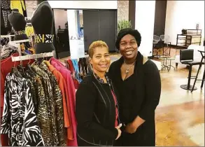  ?? Dan Haar / Hearst Connecticu­t Media file photo ?? Black Business Alliance Executive Director Anne-Marie Knight, left, with Tia Woods, owner of ITS The Room, a consignmen­t boutique that is co-located at the Connecticu­t Post Mall with the alliance.