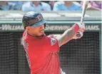  ?? PHIL LONG/AP ?? In 400 plate appearance­s over the last two seasons, Guardians infielder Gabriel Arias has a combined .207 batting average.