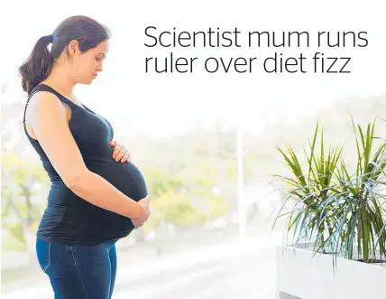  ??  ?? Dr Clare Reynolds’ pregnancy led her to question the effects of artificial sweeteners.