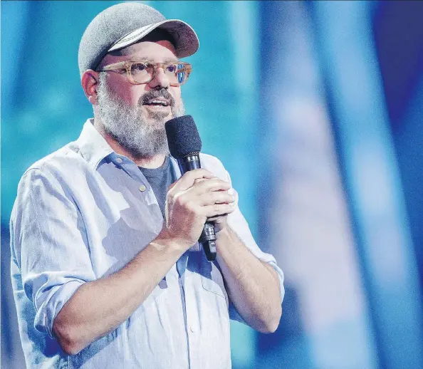  ?? DARIO AYALA ?? Comedian David Cross, shown at the 2016 Just For Laughs festival, takes aim at U.S. President Donald Trump’s supporters on the current Oh Come On standup tour.