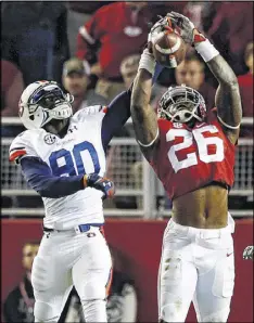  ?? KEVIN C. COX / GETTY IMAGES ?? Safety Landon Collins (right) looks to become one of the better Alabama defensive backs to transition to the NFL during the Nick Saban era.