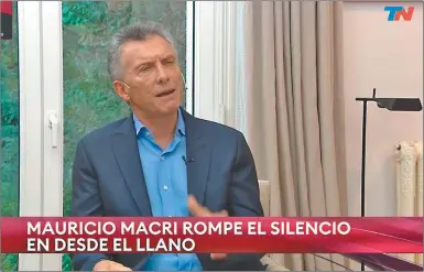  ?? CEPTURA TV ?? DEFINICION­ES. Macri volvió a hablar con medios nacionales a diez meses de concluir su mandato.