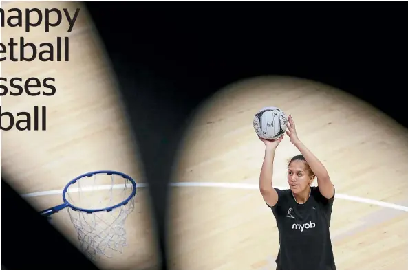  ?? GETTY IMAGES ?? Teenage Silver Ferns star Aliyah Dunn has flourished since switching from basketball but does admit she misses her first passion.