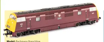  ??  ?? Model: Bachmann Branchline Class 43 ‘Warship’ D838 Rapid, BR maroon Worth: £149.95 Question: The Class 43 TOPS code was later allocated to which type of train? A: APT B: HST C: IEP