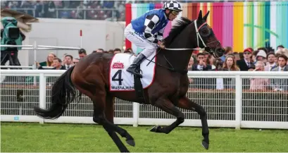  ?? Picture: Racing Post ?? SA INTEREST. Partners of Legal Eagle have bought a share in Mustajeer who will be running in the Melbourne Cup next Tuesday.