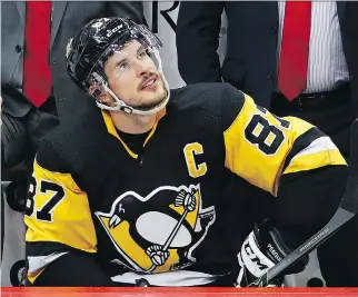  ?? GENE J. PUSKAR/THE ASSOCIATED PRESS ?? With 31 points in his last 19 games, Pittsburgh Penguins captain Sidney Crosby is dispelling any notions that, at 30 years old, the Stanley Cup champion is slowing down.
