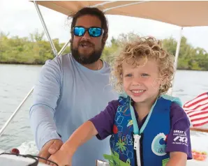  ??  ?? Since the organizati­on was founded in 2015, more than 1,700 people have benefited from the healing powers of a day spent on the water. None of it would be possible without the help of boaters who volunteer their vessels, time and compassion.