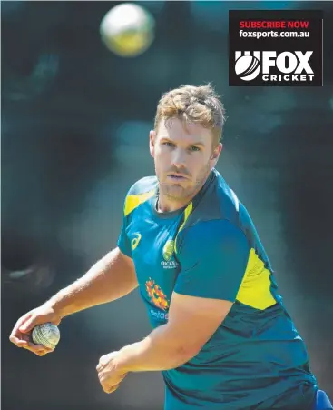  ?? Picture: AAP IMAGE ?? STAYING FOCUSED: Skipper of Australia’s one-day cricket team Aaron Finch.