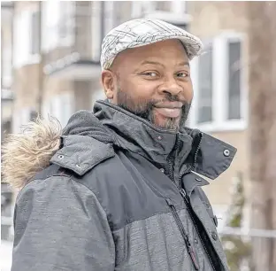  ?? POSTMEDIA NEWS ?? Football coach Ousmane Bary at home in Montreal.