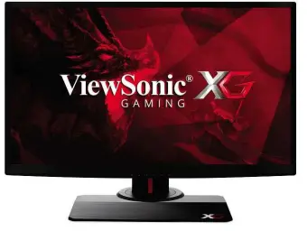  ??  ?? ABOVE & LEFT Safe to say that this red and black monitor is designed for gamers both inside and out