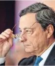  ?? Foto: dpa ?? Mario Draghi macht auch Unternehme­rn das Leben schwer.