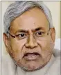  ??  ?? Nitish Kumar